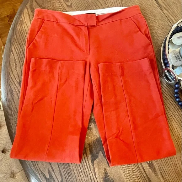 Valarie Bertinelli, Size 2, Burnt Red/Orange, ankle dress pants - Picture 2 of 4